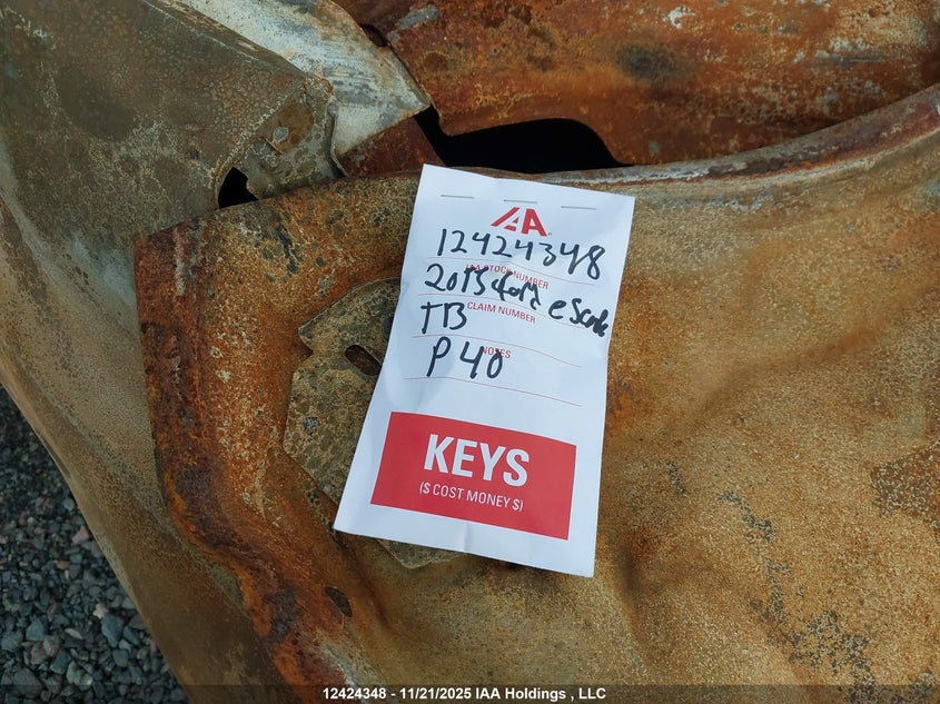 2015 Ford Escape Titanium VIN: 1FMCU9J96FUB34298 Lot: 12424348