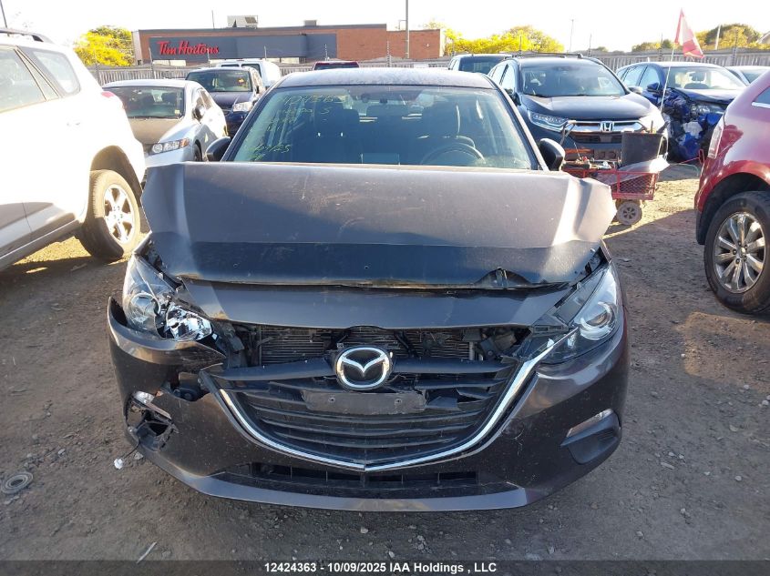 2016 Mazda Mazda3 Gs VIN: 3MZBM1L75GM239317 Lot: 12424363