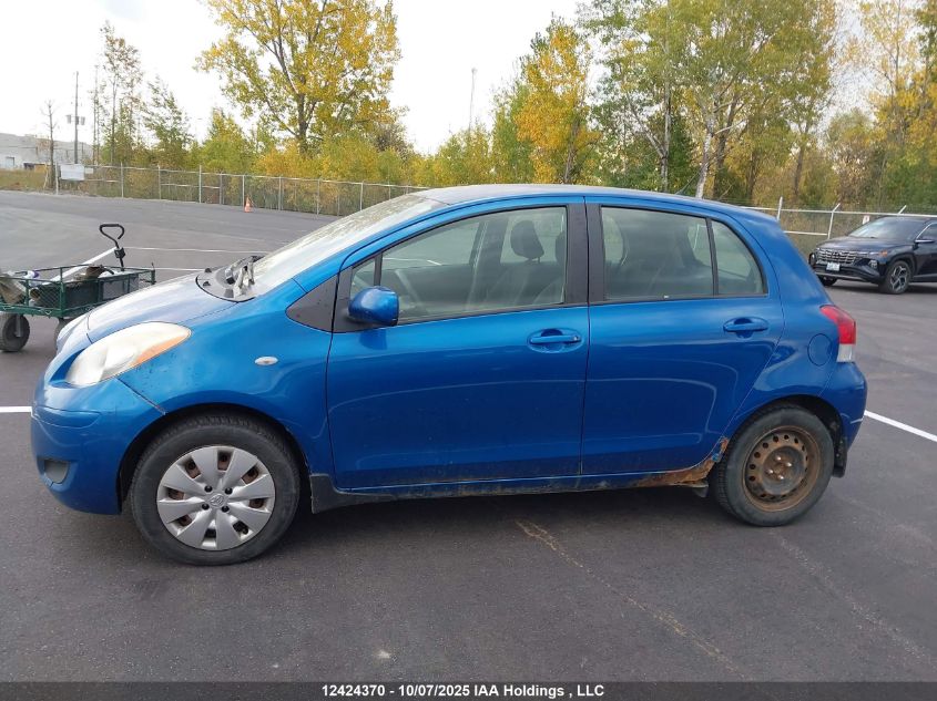 2010 Toyota Yaris VIN: JTDKT4K39A5308254 Lot: 12424370