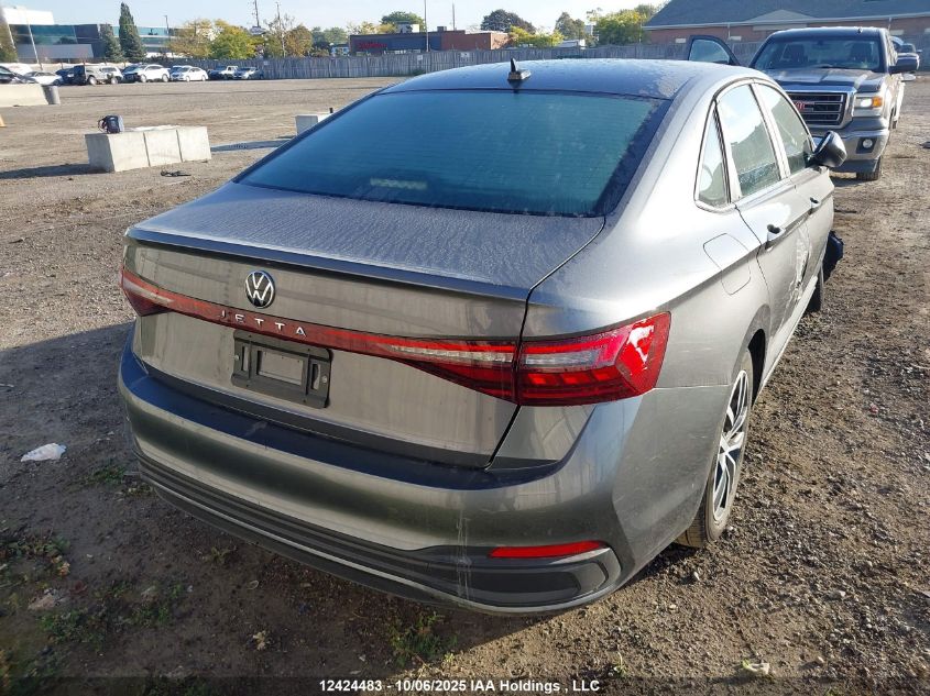 2025 Volkswagen Jetta Se VIN: 3VWEX7BU2SM087486 Lot: 12424483