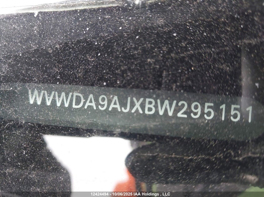 WVWDA9AJXBW295151 2011 VOLKSWAGEN GOLF photo no. 9