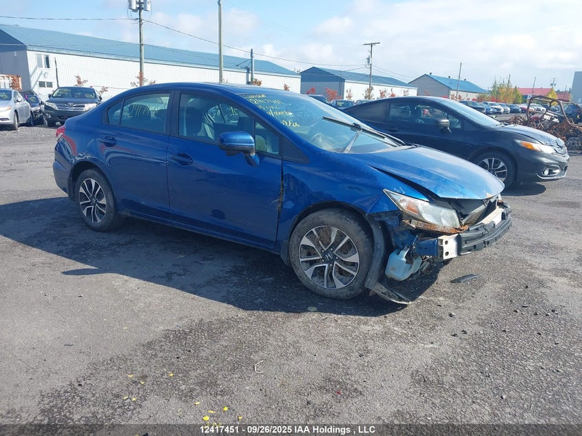 2HGFB2E5XFH050284 2015 Honda Civic Ex auction photo 1