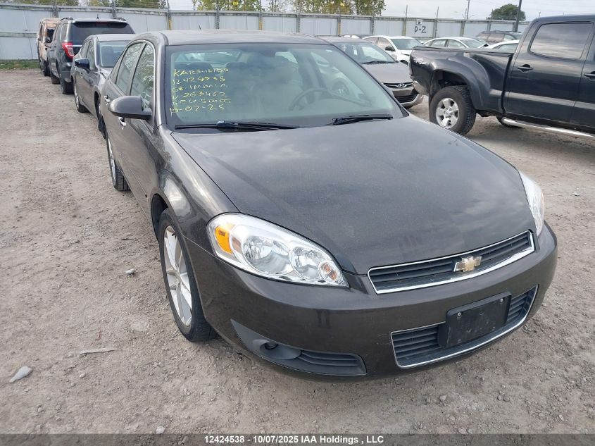 2008 Chevrolet Impala Ltz VIN: 2G1WU583789263462 Lot: 12424538