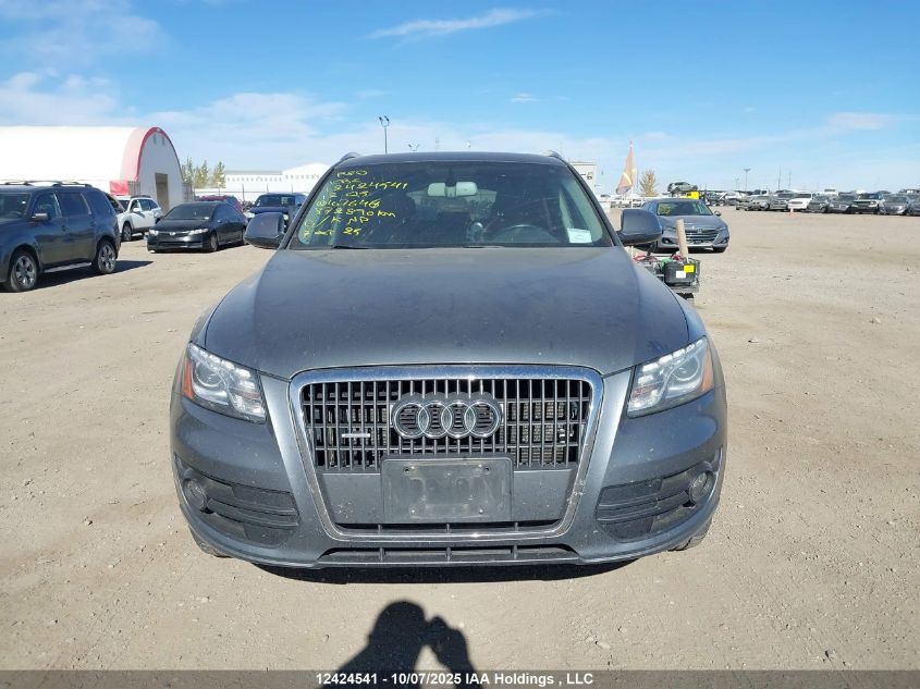 2012 Audi Q5 Premium Plus VIN: WA1LFCFP8CA107646 Lot: 12424541