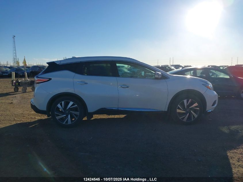 2017 Nissan Murano Platinum/Sl/Sv VIN: 5N1AZ2MH6HN116562 Lot: 12424545