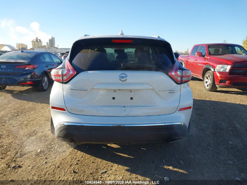 2017 Nissan Murano Platinum/Sl/Sv VIN: 5N1AZ2MH6HN116562 Lot: 12424545
