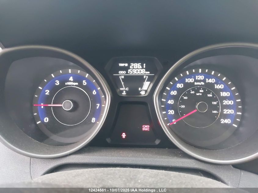 2013 Hyundai Elantra VIN: 5NPDH4AE4DH415150 Lot: 12424581