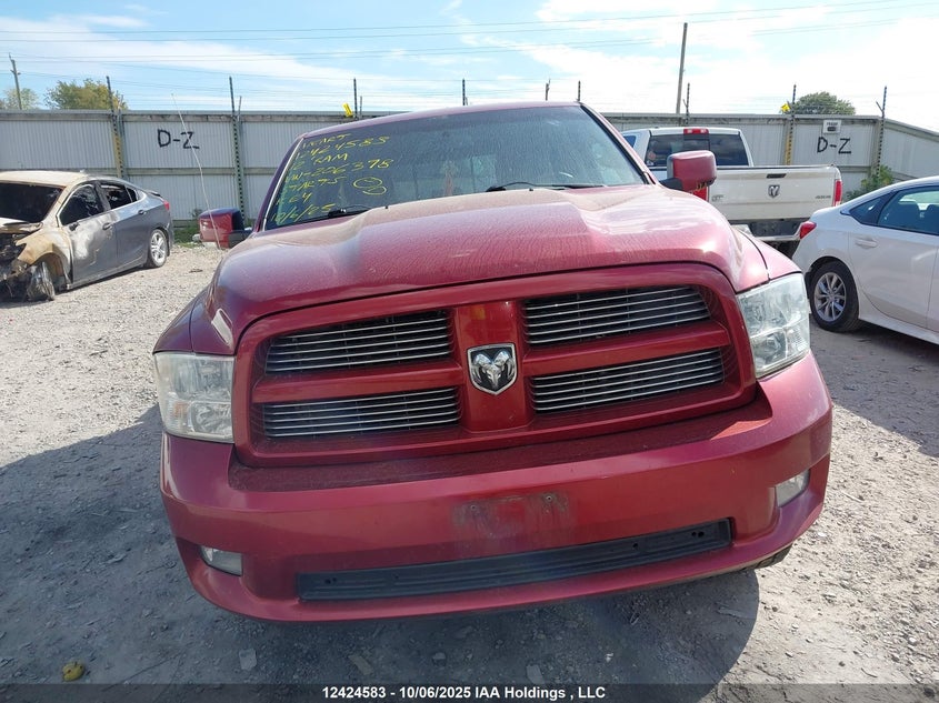 2012 Dodge Ram 1500 Sport VIN: 1C6RD7HT5CS206398 Lot: 12424583