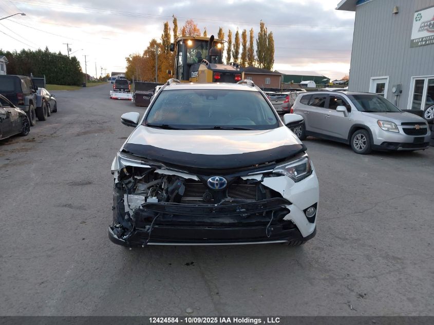 2017 Toyota Rav4 Hybrid Limited VIN: JTMDJREV6HD079427 Lot: 12424584