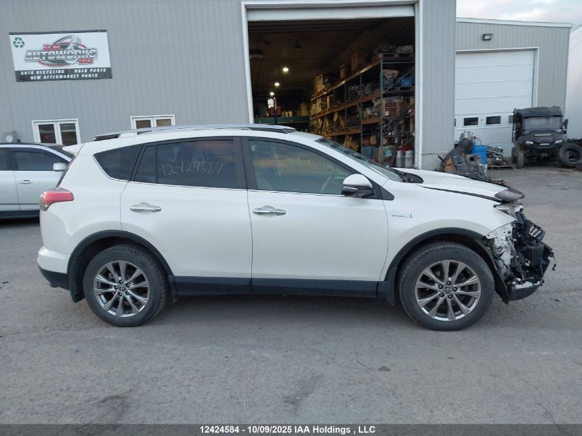 2017 Toyota Rav4 Hybrid Limited VIN: JTMDJREV6HD079427 Lot: 12424584