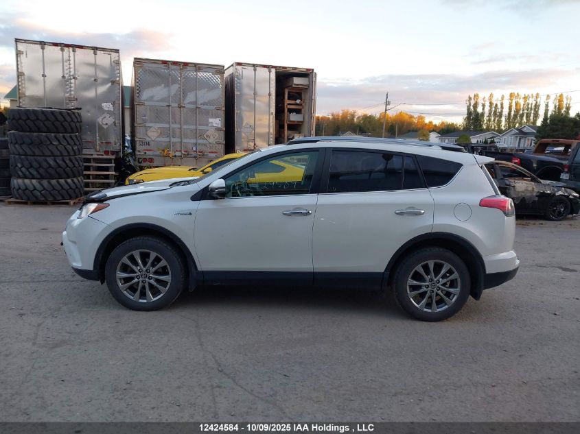 2017 Toyota Rav4 Hybrid Limited VIN: JTMDJREV6HD079427 Lot: 12424584