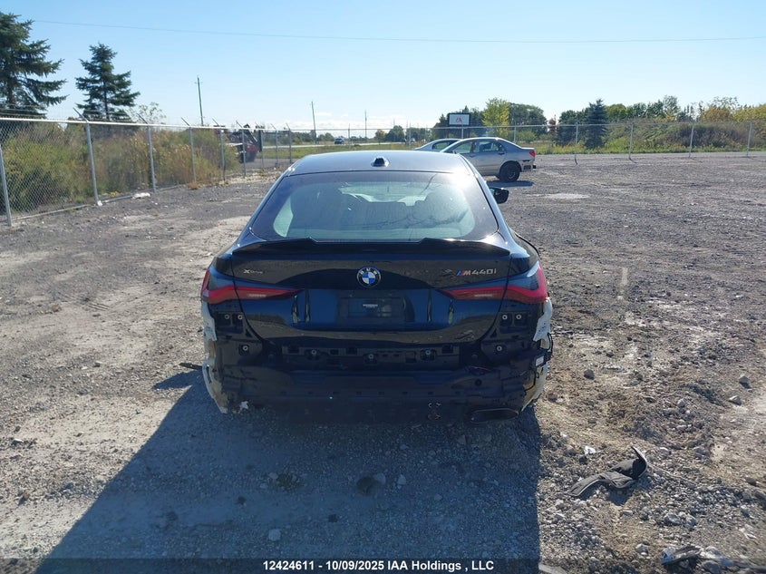 2022 BMW M440Xi Gran Coupe VIN: WBA13AW00NFL72609 Lot: 12424611