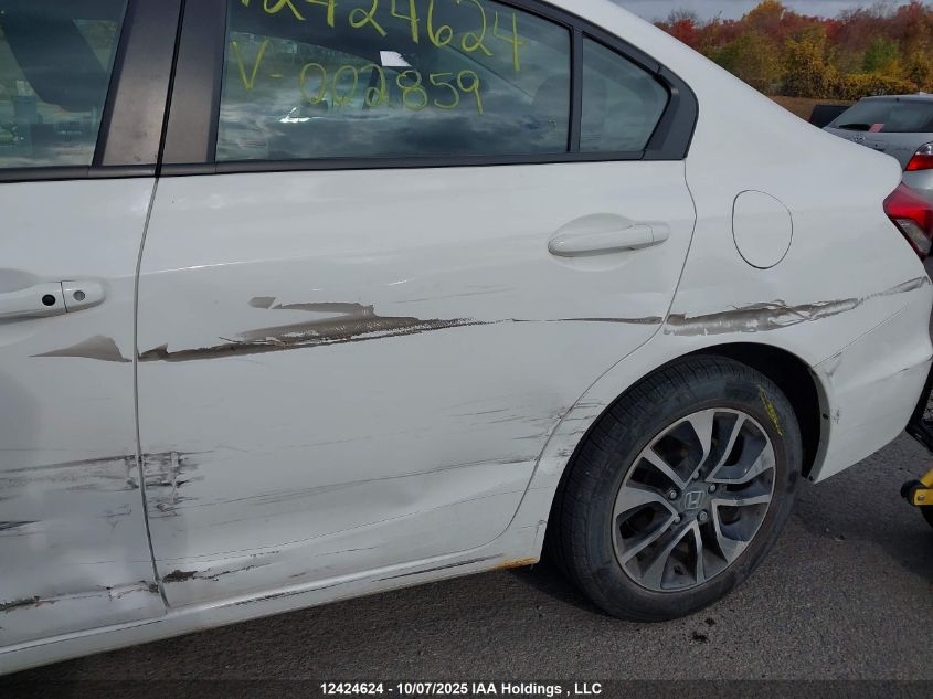 2014 Honda Civic VIN: 2HGFB2F58EH002859 Lot: 12424624