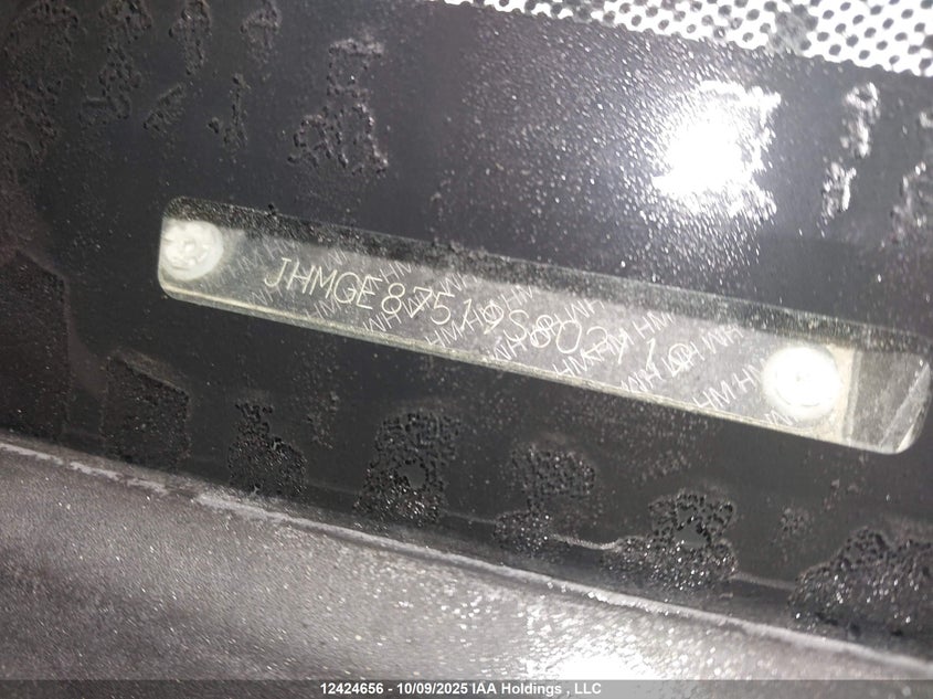 2009 Honda Fit Lx VIN: JHMGE87519S802119 Lot: 12424656