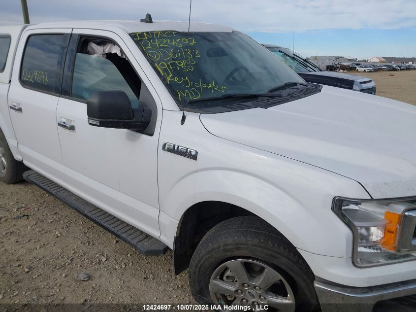 2019 Ford F150 Supercrew VIN: 1FTEW1E4XKKD61183 Lot: 12424697