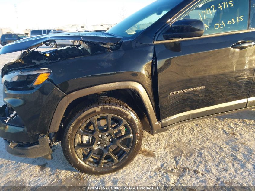 2025 Jeep Compass Latitude Lux VIN: 3C4NJDFN0ST589165 Lot: 12424715