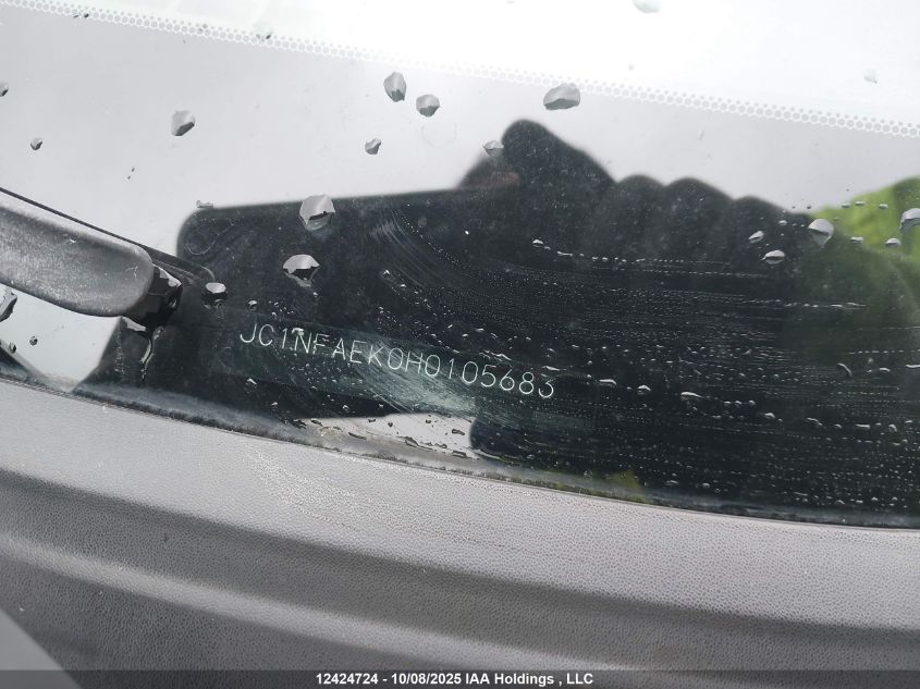 2017 Fiat 124 Spider Lusso VIN: JC1NFAEK0H0105683 Lot: 12424724