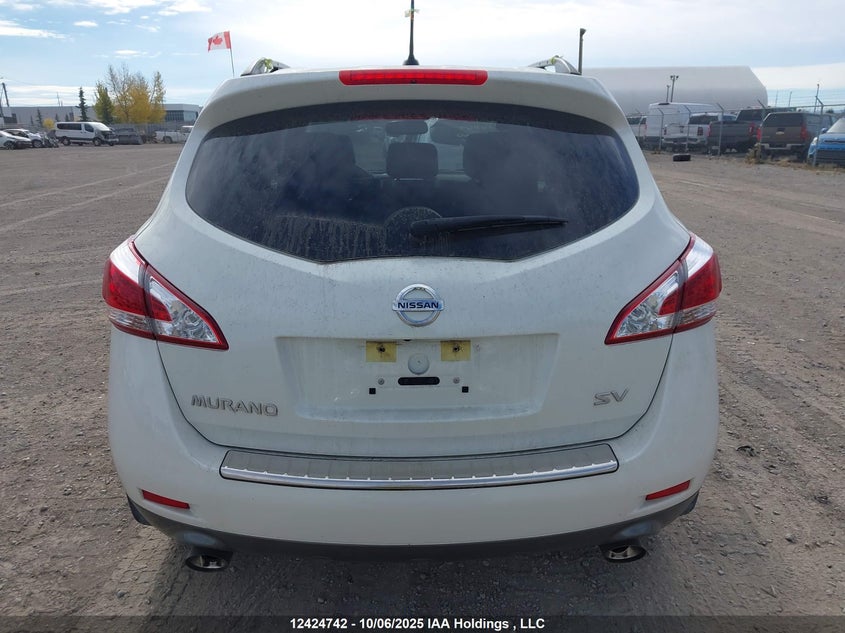 2013 Nissan Murano S/Sl/Le VIN: JN8AZ1MWXDW321291 Lot: 12424742