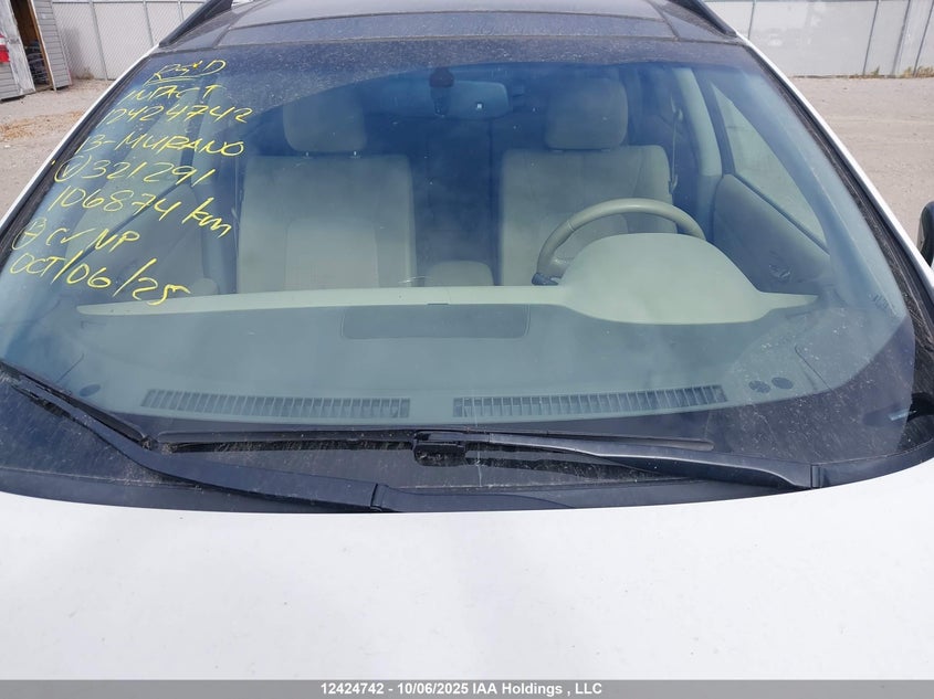 2013 Nissan Murano S/Sl/Le VIN: JN8AZ1MWXDW321291 Lot: 12424742