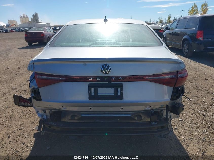 2025 Volkswagen Jetta Trendline VIN: 3VWCX7BU7SM061148 Lot: 12424786