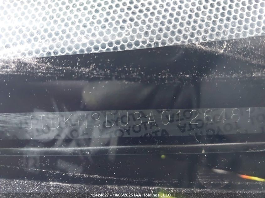 2010 Toyota Prius VIN: JTDKN3DU3A0126461 Lot: 12424827