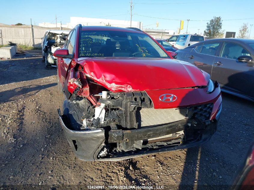 2022 Hyundai Kona Essential VIN: KM8K12AB4NU761031 Lot: 12424891