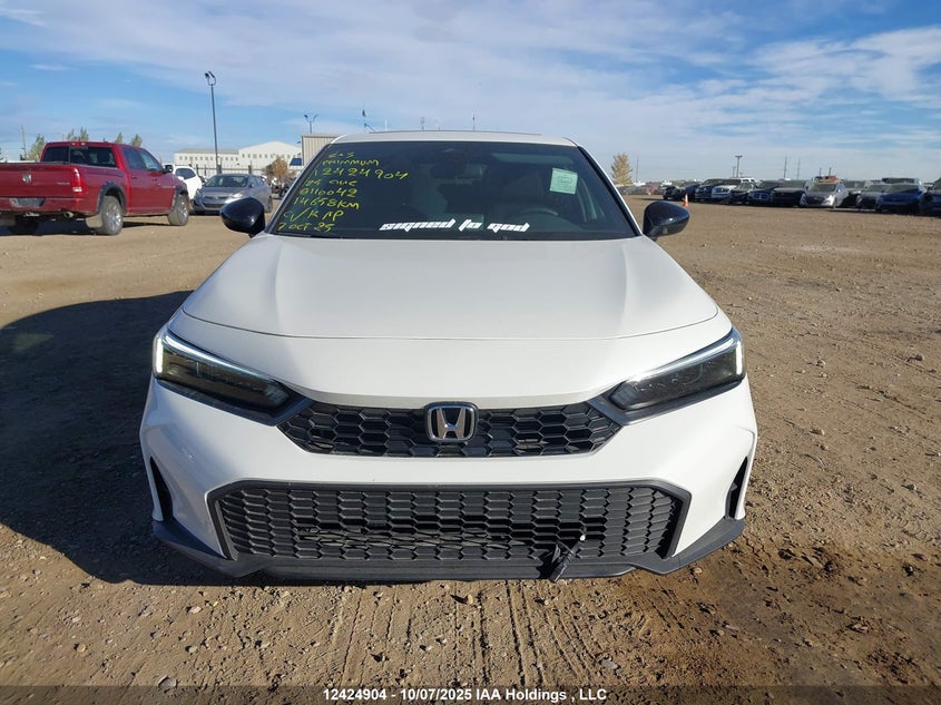 2025 Honda Civic Sport VIN: 2HGFE2F52SH110042 Lot: 12424904