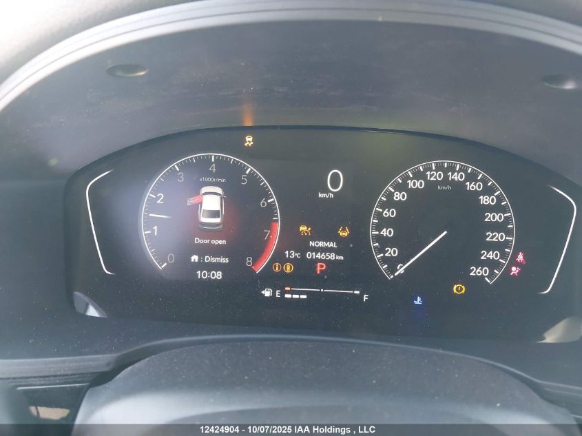 2025 Honda Civic Sport VIN: 2HGFE2F52SH110042 Lot: 12424904