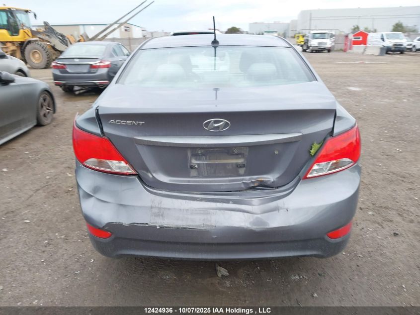 2015 Hyundai Accent Gl VIN: KMHCT4AE5FU938692 Lot: 12424936