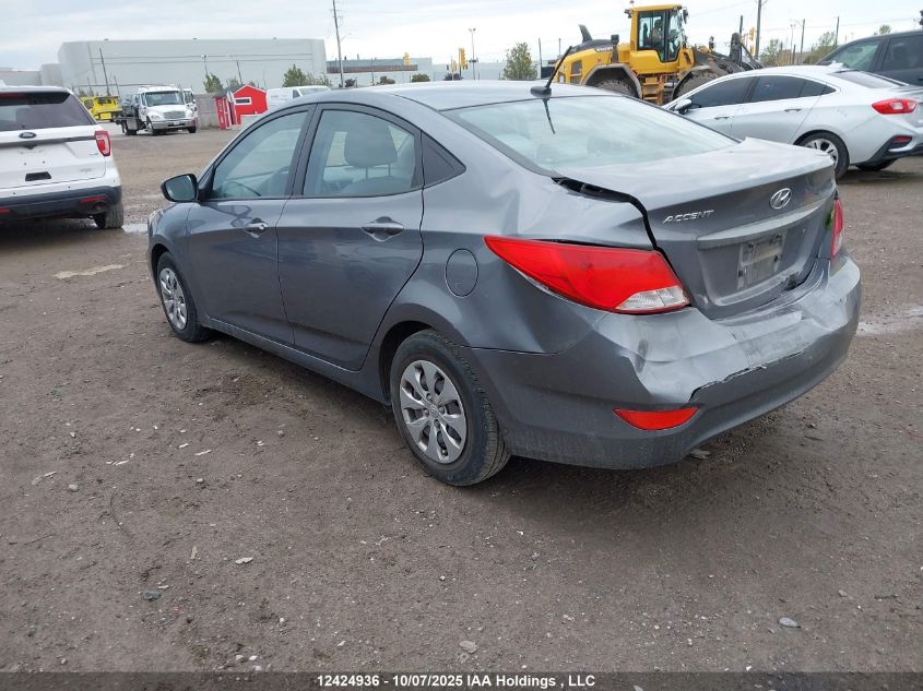 2015 Hyundai Accent Gl VIN: KMHCT4AE5FU938692 Lot: 12424936