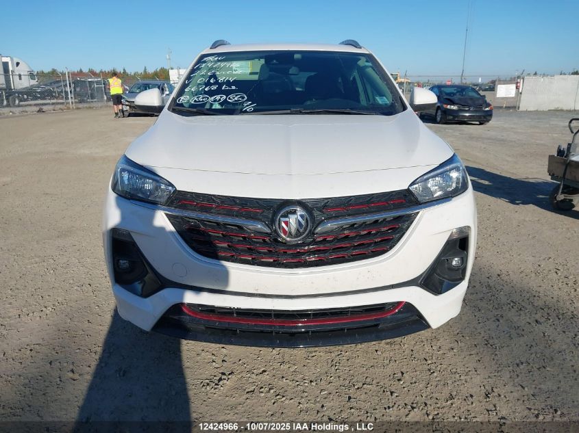 2022 Buick Encore Gx Select VIN: KL4MMESL0NB016814 Lot: 12424966