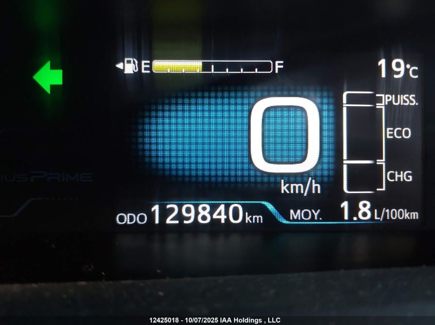 2018 Toyota Prius Prime Upgrade VIN: JTDKARFP8J3096460 Lot: 12425018