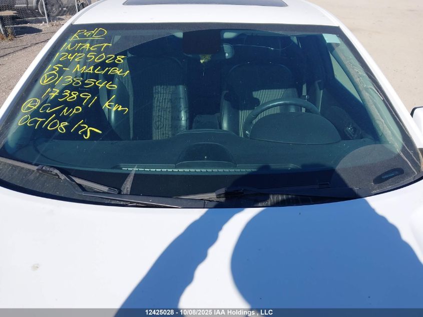 2015 Chevrolet Malibu 1Lt VIN: 1G11C5SL5FU138546 Lot: 12425028