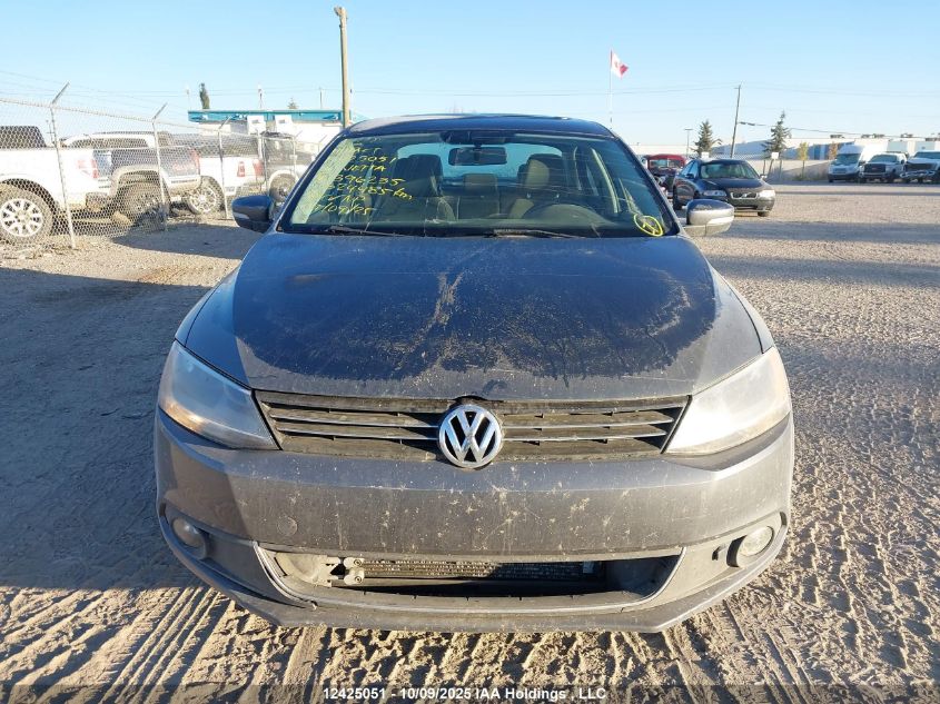2014 Volkswagen Jetta Tdi VIN: 3VWLL7AJ1EM396235 Lot: 12425051