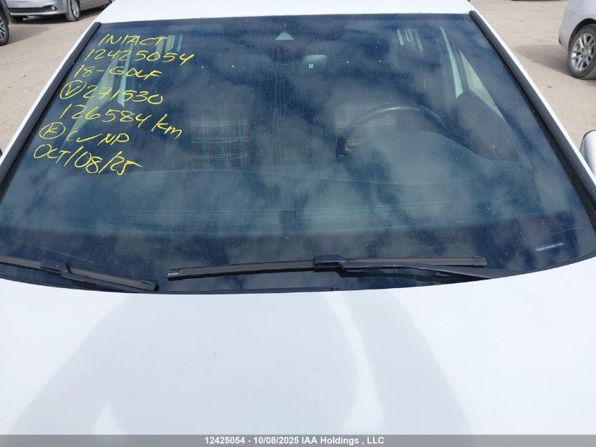 2018 Volkswagen Golf Gti 5-Door/5-Door Autobahn VIN: 3VW447AU6JM271530 Lot: 12425054