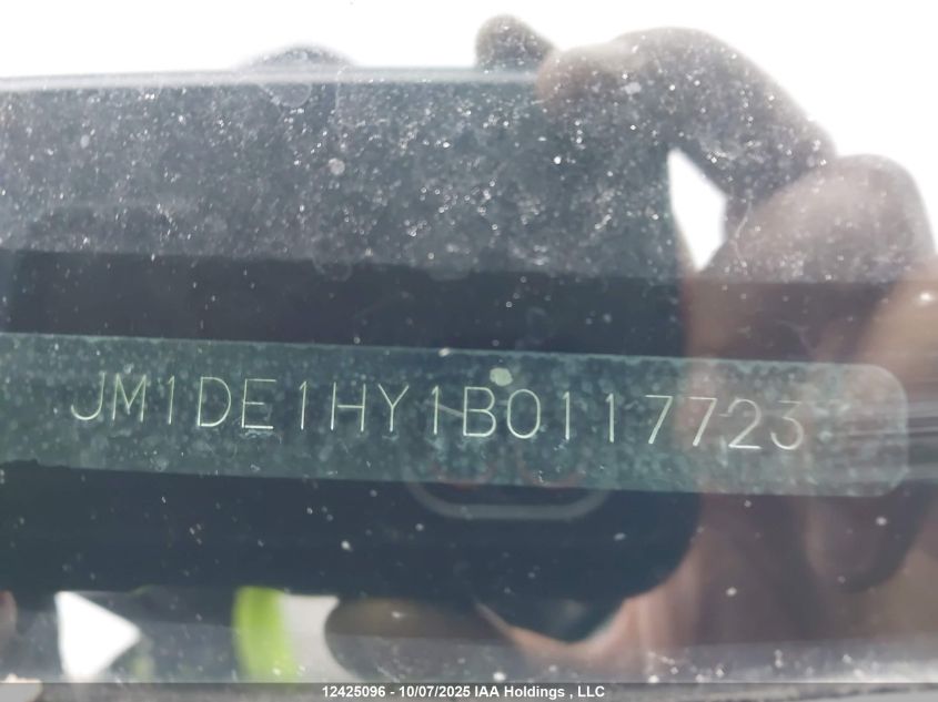 2011 Mazda Mazda2 VIN: JM1DE1HY1B0117723 Lot: 12425096