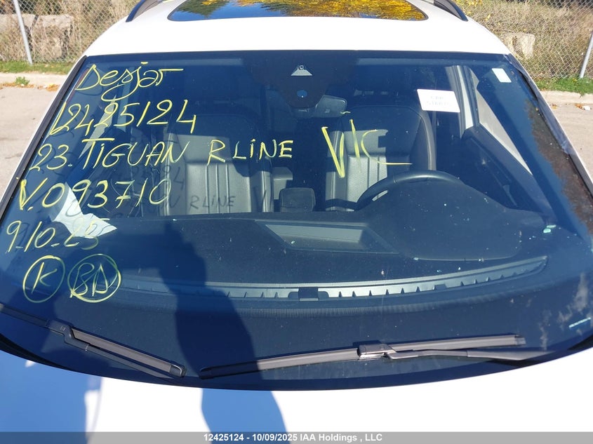 2023 Volkswagen Tiguan Se R-Line Black VIN: 3VV8B7AX7PM093710 Lot: 12425124