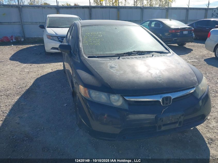 2008 Honda Civic Dx/Dx-A VIN: 2HGFA152X8H017307 Lot: 12425149