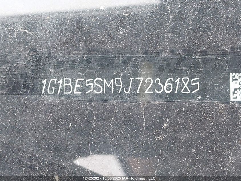 2018 Chevrolet Cruze Lt Auto VIN: 1G1BE5SM9J7236185 Lot: 12425202