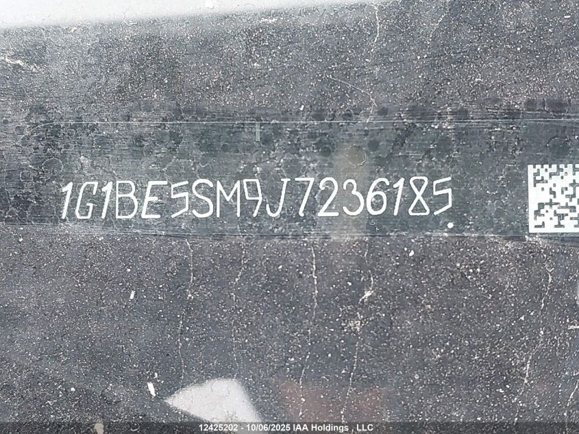 2018 Chevrolet Cruze Lt Auto VIN: 1G1BE5SM9J7236185 Lot: 12425202