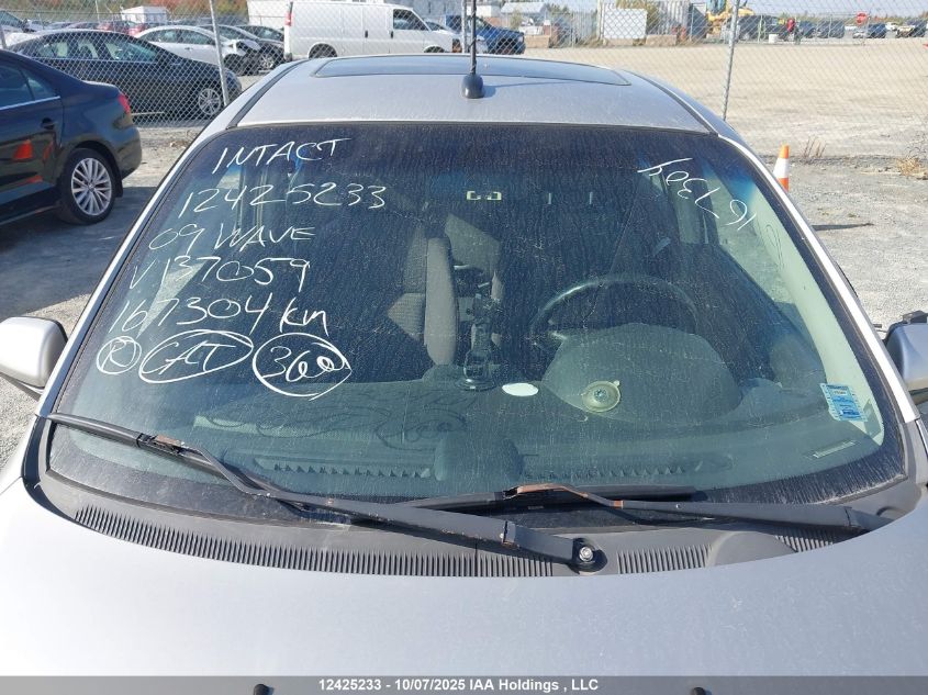 2009 Pontiac Wave Se VIN: 3G2TX55E59L137059 Lot: 12425233