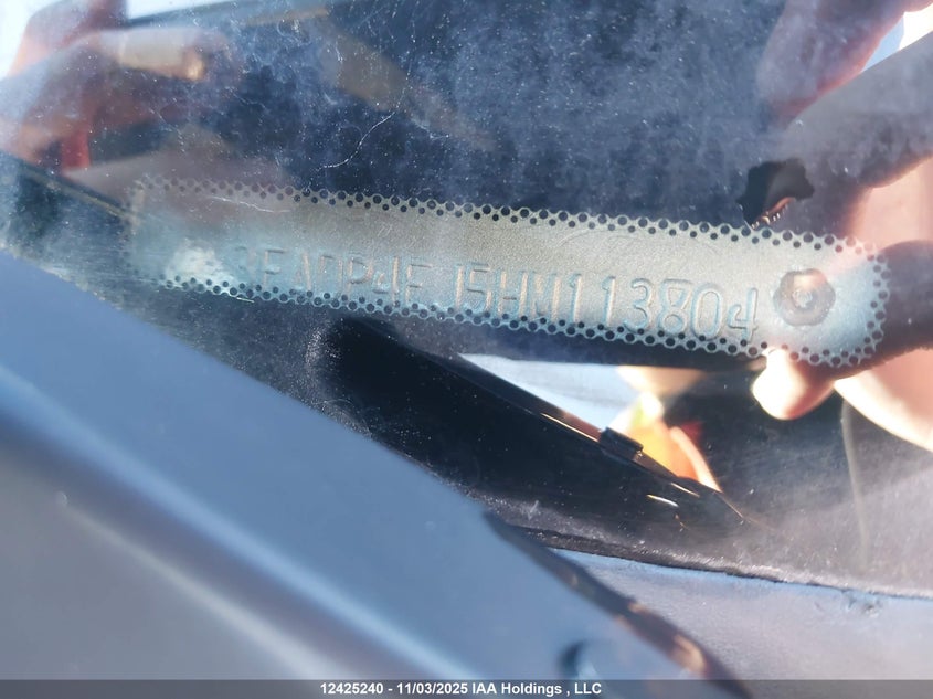 2017 Ford Fiesta Se VIN: 3FADP4EJ5HM113804 Lot: 12425240