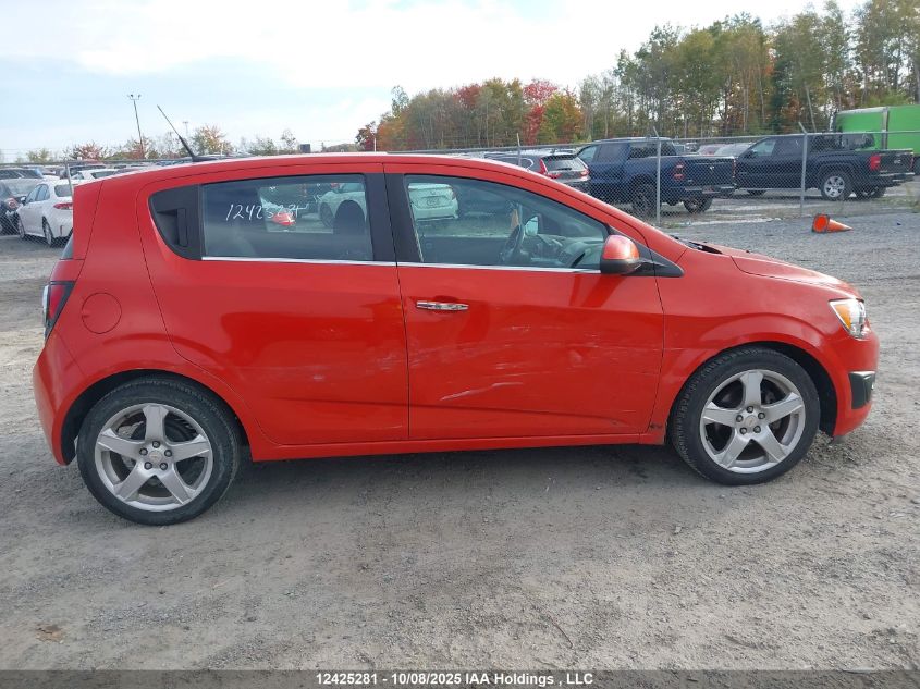2012 Chevrolet Sonic Lt VIN: 1G1JC6EH8C4132037 Lot: 12425281