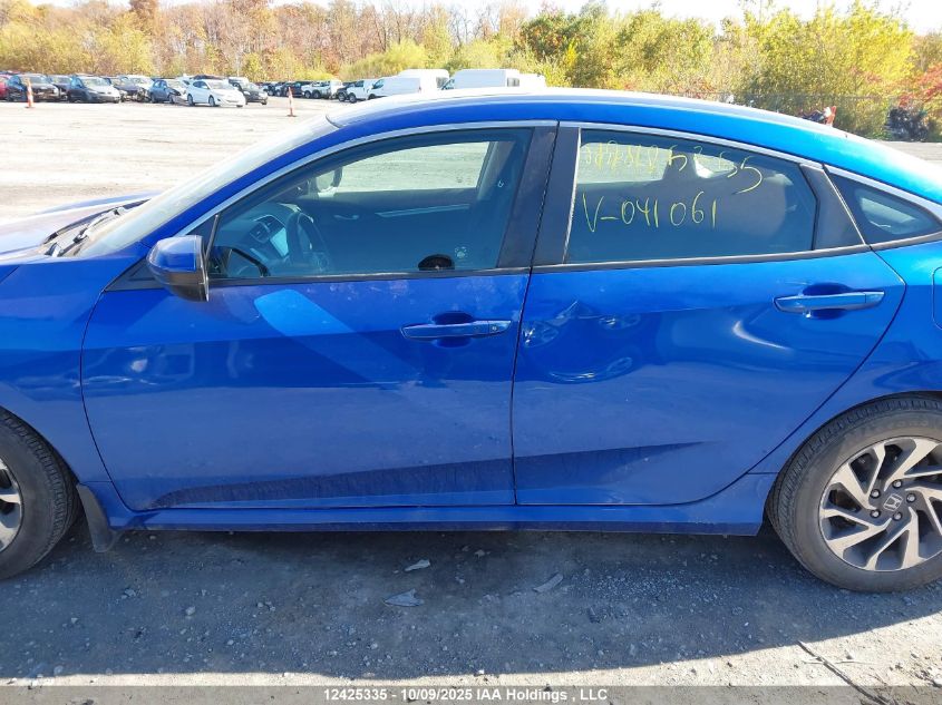 2016 Honda Civic VIN: 2HGFC2F72GH041061 Lot: 12425335