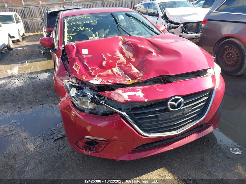 3MZBM1L74GM239051 2016 Mazda 3 Touring auction photo 1