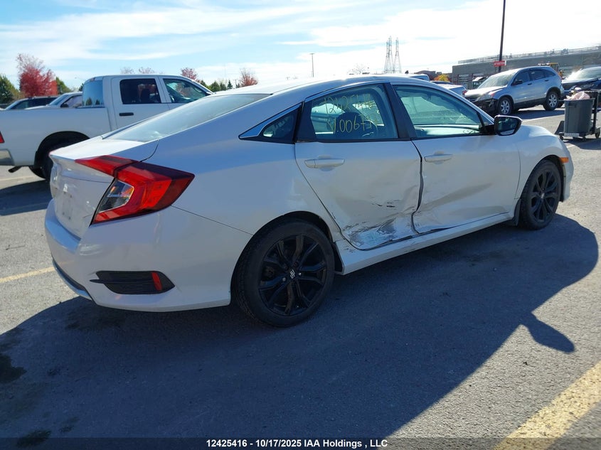 Vin: 2hgfc2f55mh006797, lot: 2807333, honda civic lx 20214