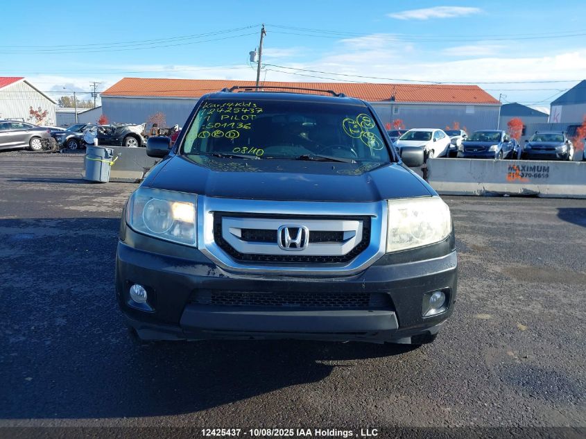 2011 Honda Pilot VIN: 5FNYF4H98BB501136 Lot: 12425437