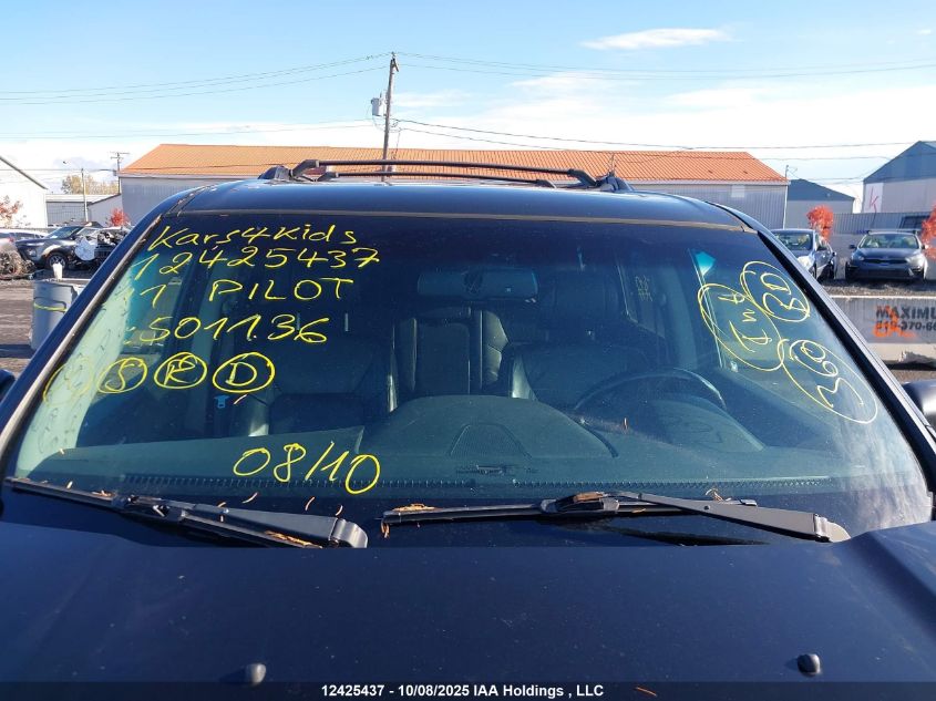 2011 Honda Pilot VIN: 5FNYF4H98BB501136 Lot: 12425437