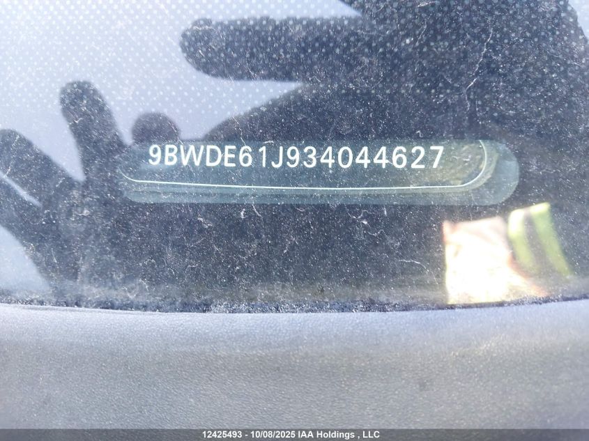 2003 Volkswagen Gti 1.8T VIN: 9BWDE61J934044627 Lot: 12425493