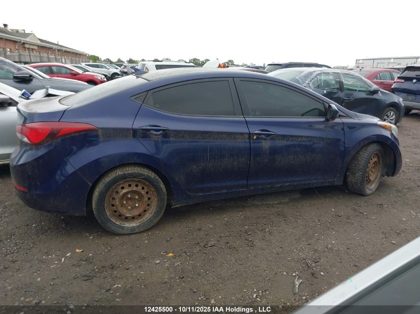 2014 Hyundai Elantra Gl VIN: 5NPDH4AE9EH487351 Lot: 12425500